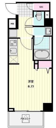 ヴィークブライト南麻布の間取り画像