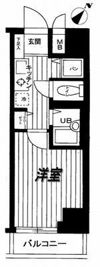 メインステージ日本橋小伝馬町の間取り画像