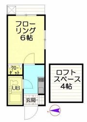 フラワーカースルA棟の間取り画像