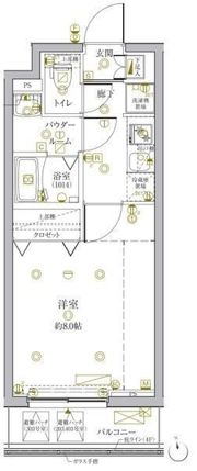 クレイシアIDZ新宿落合ディアコートの間取り画像