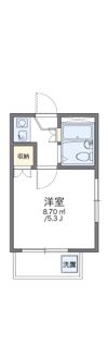 レオパレス堀切の間取り画像