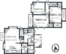 ヴェルドミール梶ケ谷の間取り画像