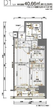 メインステージ神田須田町の間取り画像