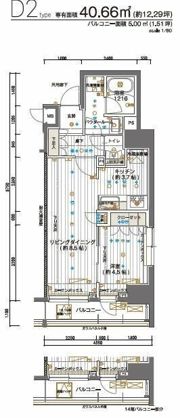 メインステージ神田須田町の間取り画像