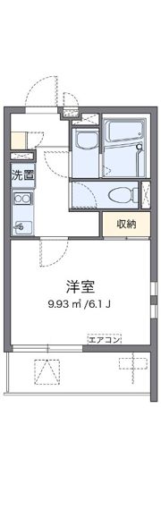クレイノ与野の間取り画像