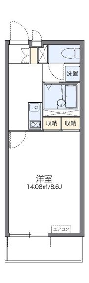 レオネクストパークハイツ Bの間取り画像