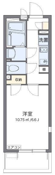 レオネクストレインボーの間取り画像