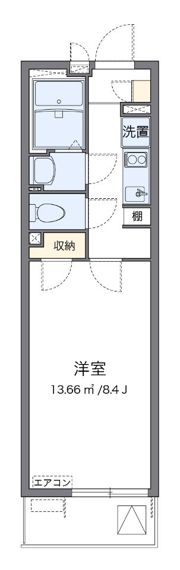 クレイノクーラ ルガルの間取り画像