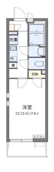 クレイノクーラ ルガルの間取り画像