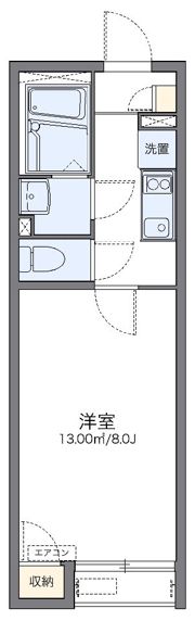 レオネクストゼフィールの間取り画像