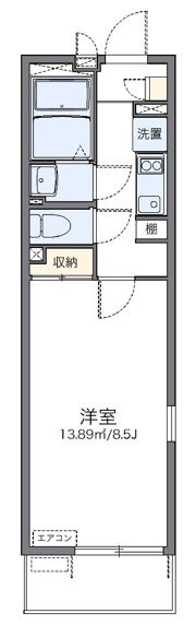 レオネクストひまわりの間取り画像