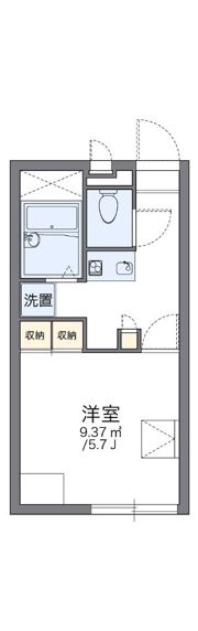 レオパレスK1の間取り画像