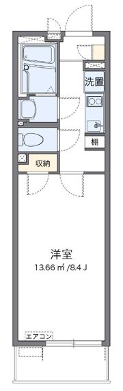 クレイノプレシャス SRKの間取り画像