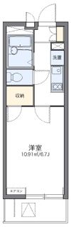 レオパレスMakearrowⅢの間取り画像