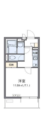 クレイノル メルシェの間取り画像