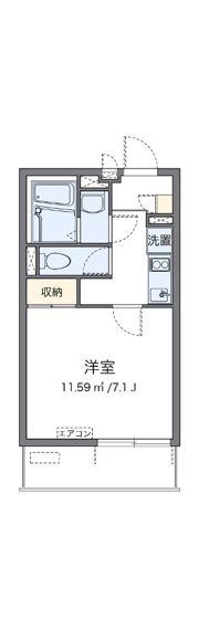 クレイノル メルシェの間取り画像