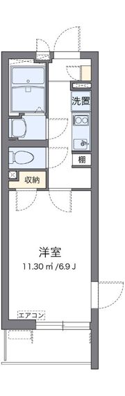 クレイノGONTAの間取り画像