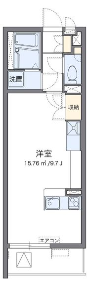 ミランダハピネスルームNo12の間取り画像