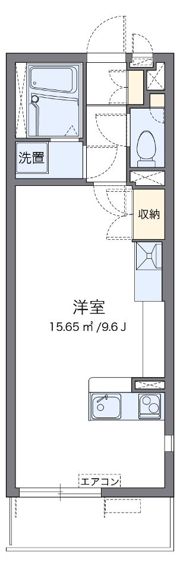 ミランダハピネスルームNo12の間取り画像
