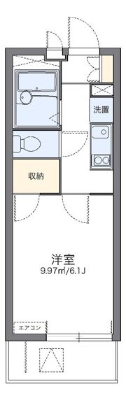 レオパレスアビタンティの間取り画像