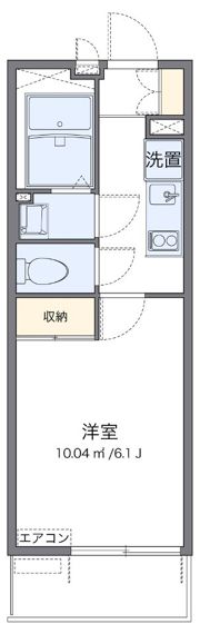 レオパレスエクセランの間取り画像