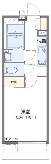 レオパレスエクセランの間取り画像