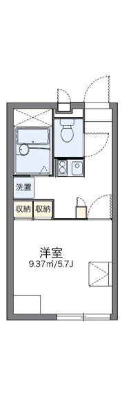 レオパレスアミティエの間取り画像