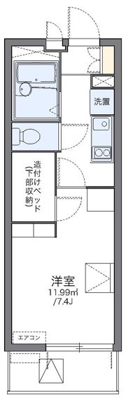 レオパレスヴィヴレの間取り画像
