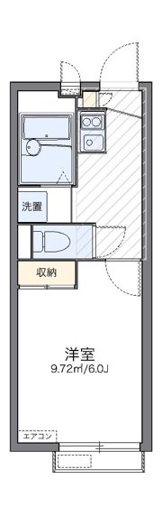 レオパレスアズール東大宮の間取り画像
