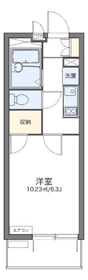 レオパレスアンドゥドゥの間取り画像