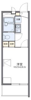 レオパレスWAKABAsekiの間取り画像