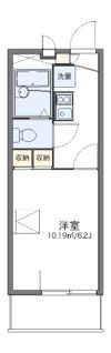 レオパレスアミーの間取り画像