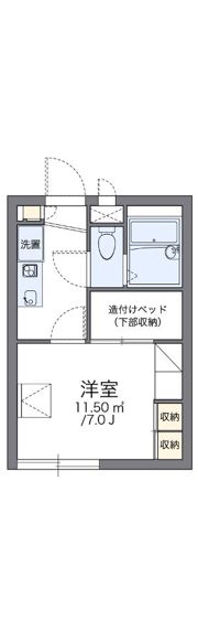 レオパレスアーバン・エイトの間取り画像