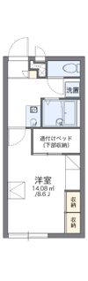 レオパレスアトリオの間取り画像