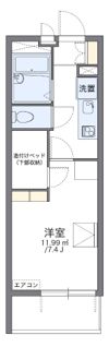 レオパレス与野アムールの間取り画像