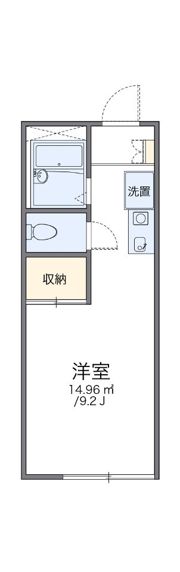 レオパレスボヌールの間取り画像
