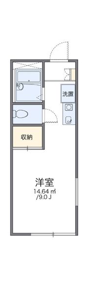 レオパレスボヌールの間取り画像