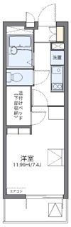 レオパレスモンジュイの間取り画像