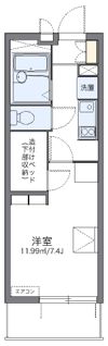レオパレスモンジュイの間取り画像