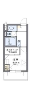 レオパレスハーナの間取り画像