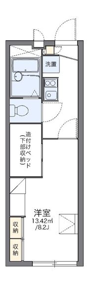 レオパレスドリームの間取り画像