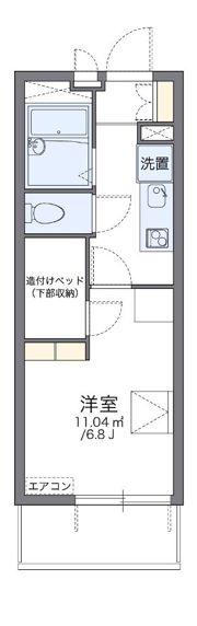 レオパレスボヌールの間取り画像