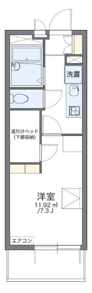 レオパレステルセイラの間取り画像