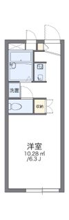 レオパレスピュアコートⅡの間取り画像