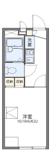 レオパレスピュアの間取り画像
