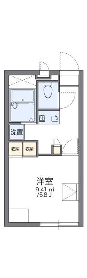 レオパレスノースブライトの間取り画像
