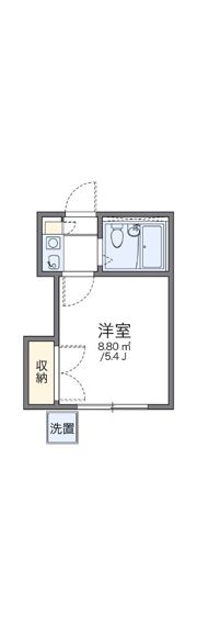 レオパレス与野本町第6の間取り画像
