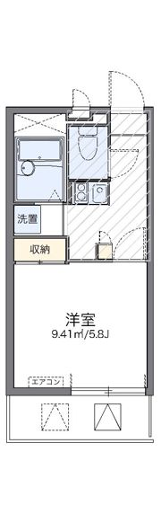 レオパレスブルーパイン松本の間取り画像