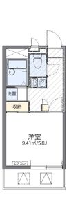 レオパレスブルーパイン松本の間取り画像
