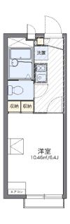 レオパレスメイプルⅡの間取り画像